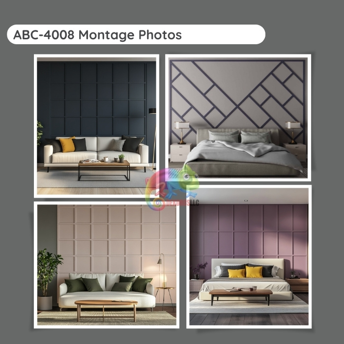 1.5" Paintable and Waterproof Wall Molding ABC-4008 1.5" Paintable and Waterproof Wall Molding ABC-4008