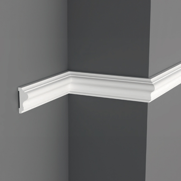 2.3" Paintable Wall Molding White Panels AD-011
