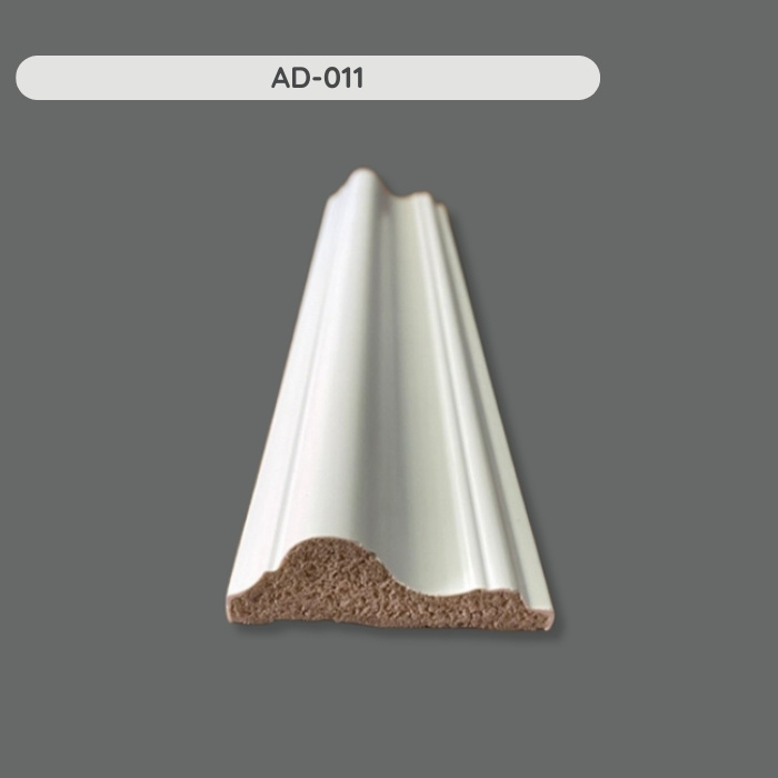 2.3" Paintable Wall Molding White Panels AD-011