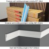 2.3" Paintable and Waterproof Wall Molding AB-6050