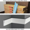 3.1" Paintable and Durable White Wall Molding AB-8050