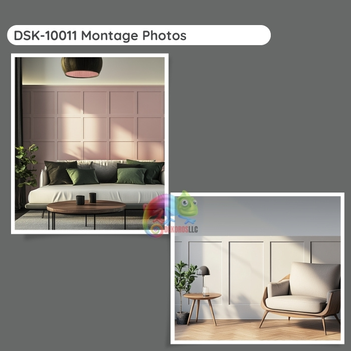 3.9" Paintable Flat White Wall Molding DSK-10011