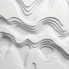 3D Abstract Wave Wallpaper | Modern Textured Mural YMO-05056