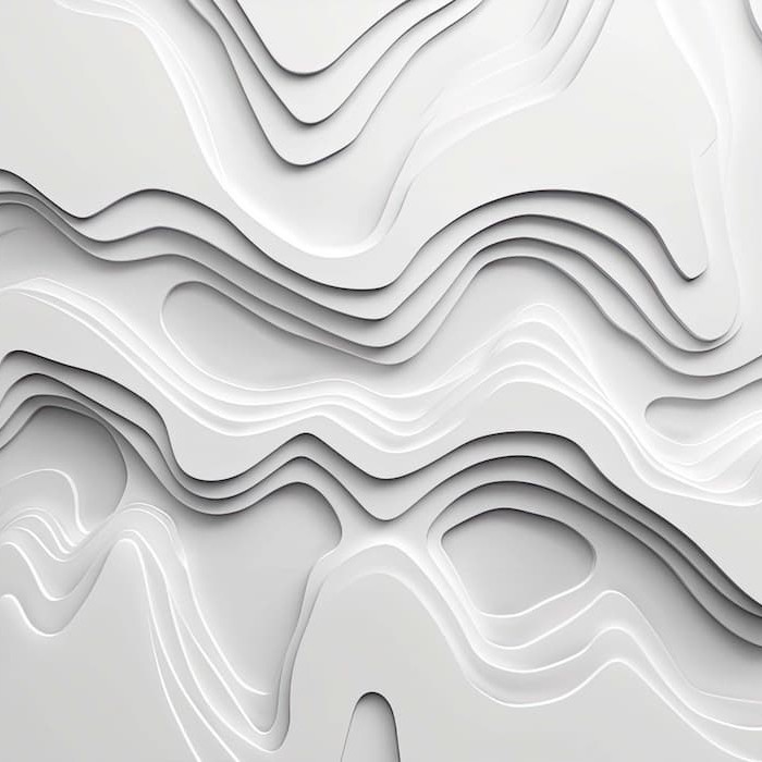 3D Abstract Wave Wallpaper | Modern Textured Mural YMO-05056