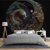 3D Dragon Wall Mural, Mythological Decor YT-00129