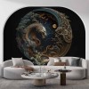 3D Dragon Wall Mural, Mythological Decor YT-00129