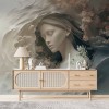 3D Woman Art Wallpaper | Embossed Illusion YK-02542
