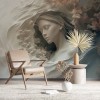 3D Woman Art Wallpaper | Embossed Illusion YK-02542