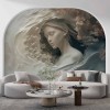 3D Woman Art Wallpaper | Embossed Illusion YK-02542