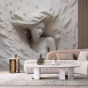 3D Woman Wall Art | Embossed Illusion YK-00893