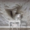 3D Woman Wall Art | Embossed Illusion YK-00893
