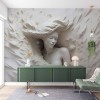 3D Woman Wall Art | Embossed Illusion YK-00893