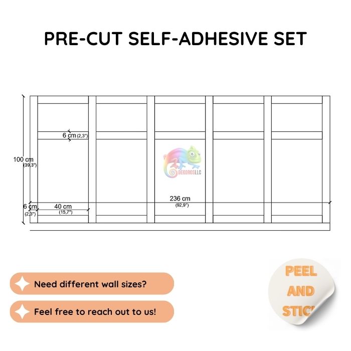 Batten Wall Molding | Easy Install Wainscoting Panels CST-008