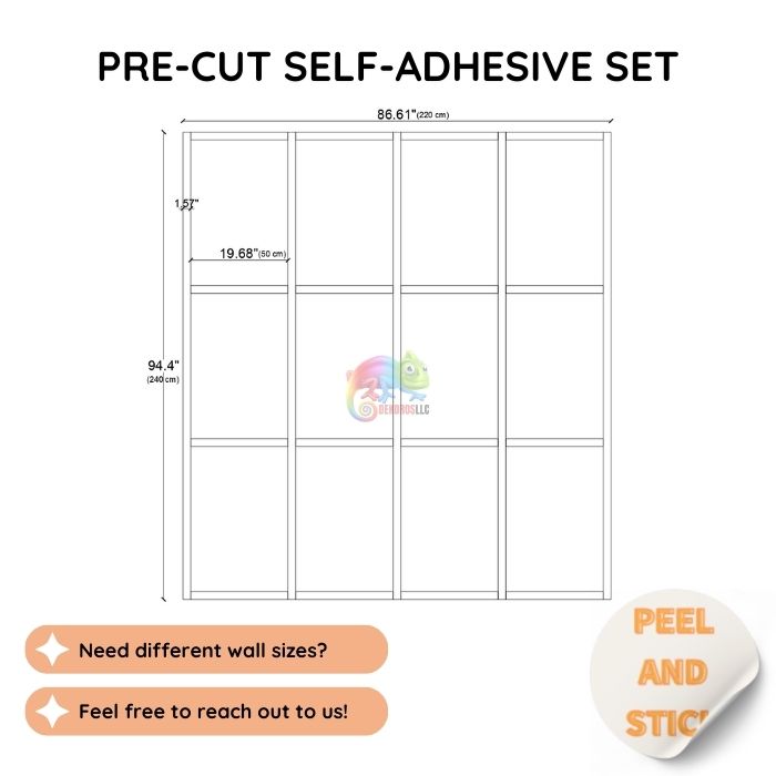 Custom Wall Molding Kits | Pre-Cut Panels CST-032