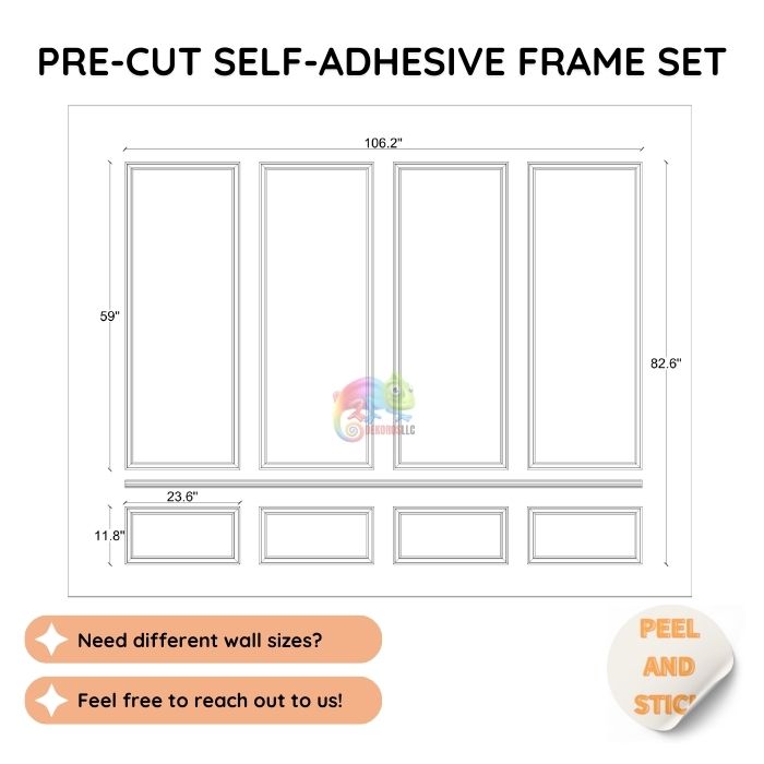 DIY Accent Wall Kit | Pre-Cut Decorative Panels CST-052