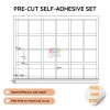 DIY Grid Accent Wall | Pre-Cut Decorative Panel Kit CST-004