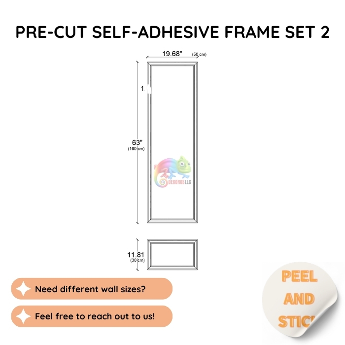 Classic Wall Molding Kit | Decorative Wainscoting Panels CST-024
