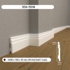 Durable Baseboard Molding Skirting Board DSK-15018 (94.4x5.9x0.7")