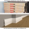 Durable Baseboard Molding Skirting Board DSK-15018 (94.4x5.9x0.7")