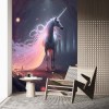 Beautiful Unicorn Wall Mural | Fairy Decor YCO-00009