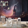 Beautiful Unicorn Wall Mural | Fairy Decor YCO-00009