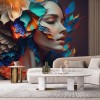 Hair Salon Wallpaper | Beauty Wall Décor YK-00771