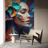 Hair Salon Wallpaper | Beauty Wall Décor YK-00771