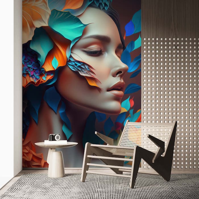 Hair Salon Wallpaper | Beauty Wall Décor YK-00771