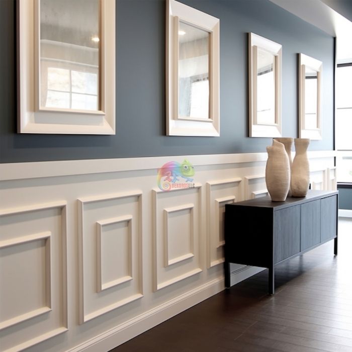 Half Wall Molding Kit with Border | Decorative Trim Set CST-006