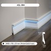 Indirect LED Lighting Skirting Boards ASL-004 (94.4x4.3x0.9")
