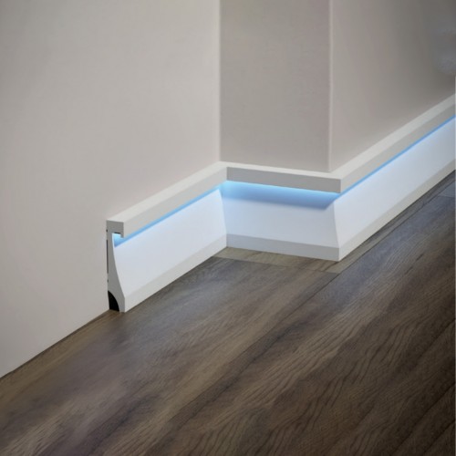 Indirect LED Lighting Skirting Boards ASL-004 (94.4x4.3x0.9")