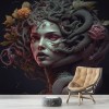 Medusa Wallpaper | Greek Statue Wall Art YM-0048