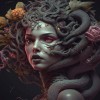 Medusa Wallpaper | Greek Statue Wall Art YM-0048