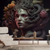 Medusa Wallpaper | Greek Statue Wall Art YM-0048