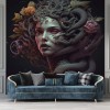 Medusa Wallpaper | Greek Statue Wall Art YM-0048