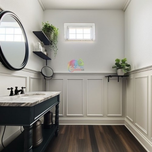 Wainscoting Panels,  Decorative Wall Trim for Walls CST-015