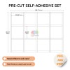 Pre-Cut Peel Stick Wall Molding | Full Wall Trim Kit CST-031