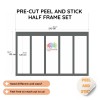 Board And Batten Wall Molding Kit Pre-Cut Wainscotings CST-009
