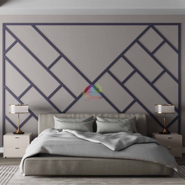 Pre-Cut Wall Moulding Set | Bespoke Wall Panelling Kit CST-010