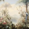 Tropical Jungle Wall Mural | Scenic Landscape Wallpaper YD-02374