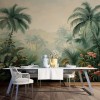 Tropical Palm Leaf Mural | Jungle Wallpaper Decor YD-02549