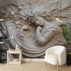 Venus Sculpture Mural | Roman Goddess Wallpaper YF-02473