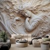 Venus Sculpture Mural | Roman Goddess Wallpaper YF-02473