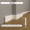 Water Resistant Baseboard Moldings DSK-12515 (94.4x4.7x0.59 inch)