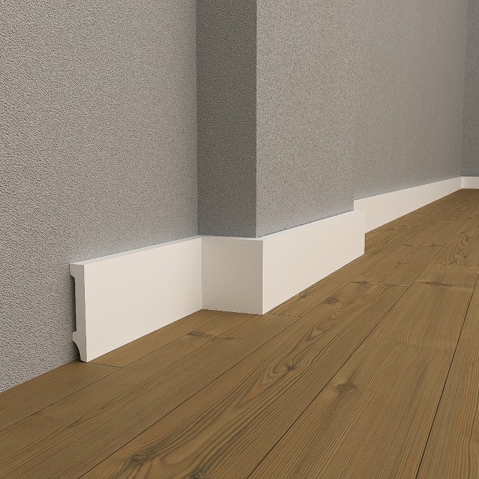 Water Resistant Baseboard Moldings DSK-12515 (94.4x4.7x0.59 inch)