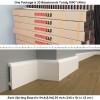 Waterproof Skirting Board Molding DSK-11015 (94.4x3.9x0.59")