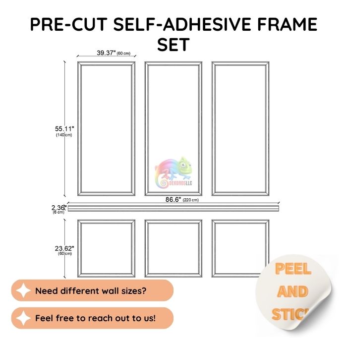 Waterproof Wall Trim Kit | Paintable Accent Wall Molding CST-022