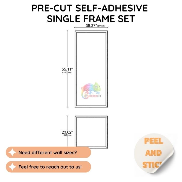 Waterproof Wall Trim Kit | Paintable Accent Wall Molding CST-022
