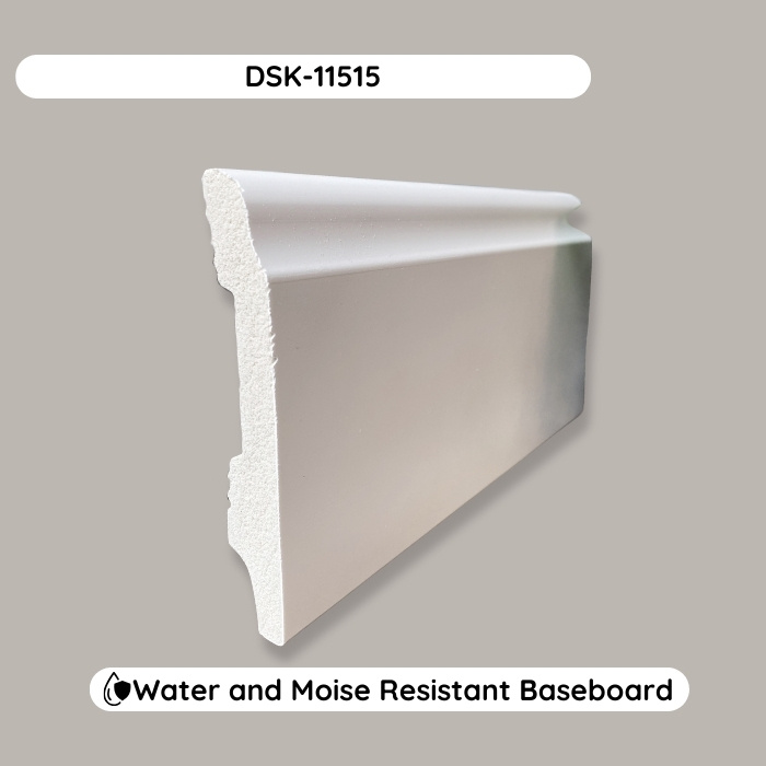 Waterproof Baseboard Skirting Board DSK-11515 (94.4x3.9x0.59")