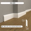 White Skirting Board for Stylish Interior DSK-8015  (94.4x3.1x0.59")